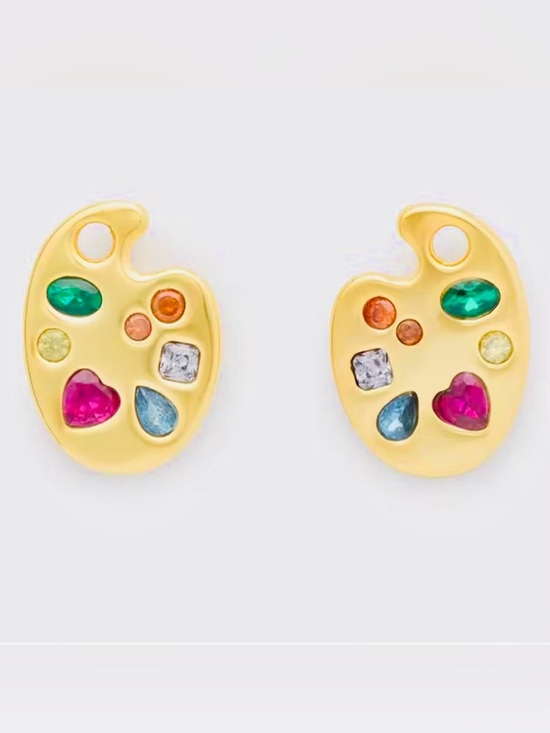 kate spade Jewelry - Kate Spade Paint The Town Stud Earrings NEW
